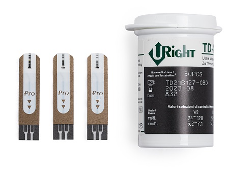 STRISCE MISURAZIONE GLICEMIA U-RIGHT TD 4279 50 PEZZI - Farmacia Murachelli Di Putelli dr. Giovanni