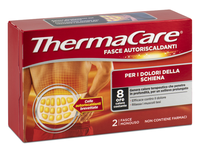 FASCIA AUTORISCALDANTE A CALORE TERAPEUTICO THERMACARE SCHIENA 2 PEZZI - Farmacia Murachelli Di Putelli dr. Giovanni
