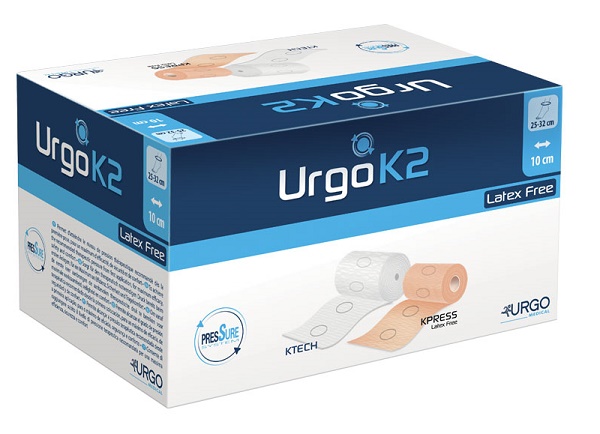 BENDAGGIO URGOK2 LATEX FREE KIT BENDAGGIO T2 CAVIGLIA 25-32 2 PEZZI 10 CM - Farmacia Murachelli Di Putelli dr. Giovanni