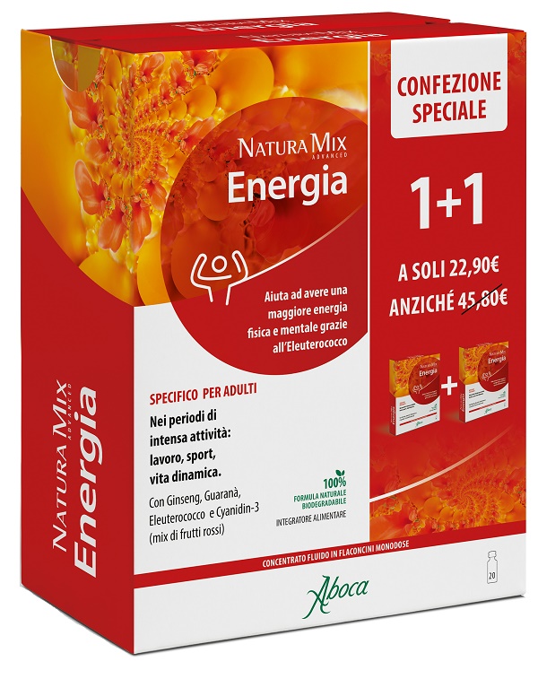 NATURA MIX ADVANCED ENERGIA 10 + 10 FLACONCINI CONFEZIONE SPECIALE - Farmacia Murachelli Di Putelli dr. Giovanni