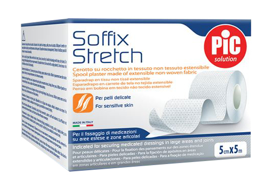 CEROTTO IN ROCCHETTO SOFFIX STRETCH 5X500 CM CON FUSTELLA - Farmacia Murachelli Di Putelli dr. Giovanni