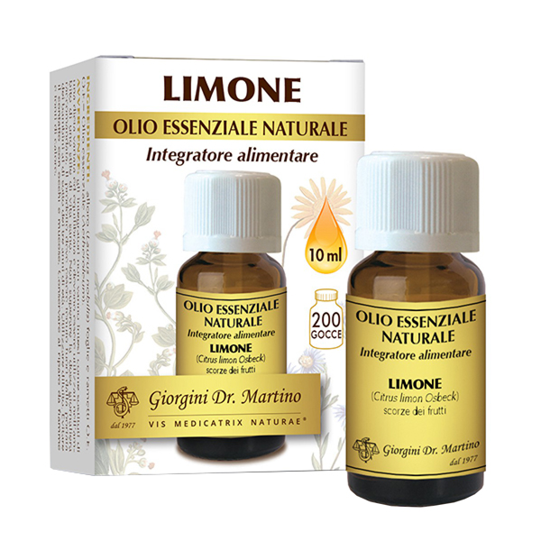 LIMONE OLIO ESSENZIALE NATURALE 10 ML - Farmacia Murachelli Di Putelli dr. Giovanni