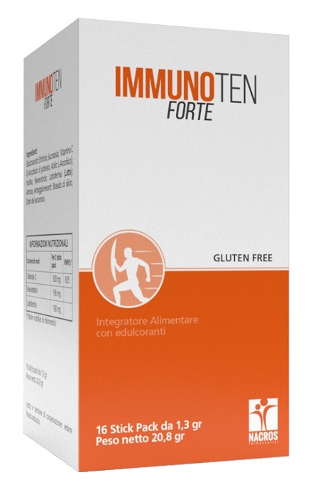IMMUNOTEN FORTE 16 STICK PACK DA 1,3 G - Farmacia Murachelli Di Putelli dr. Giovanni