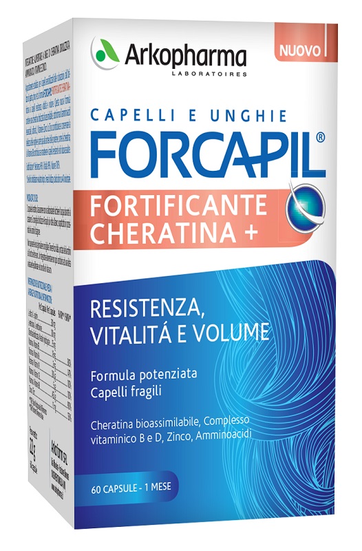 FORCAPIL FORTIFICANTE CHERATINA 60 CAPSULE - Farmacia Murachelli Di Putelli dr. Giovanni