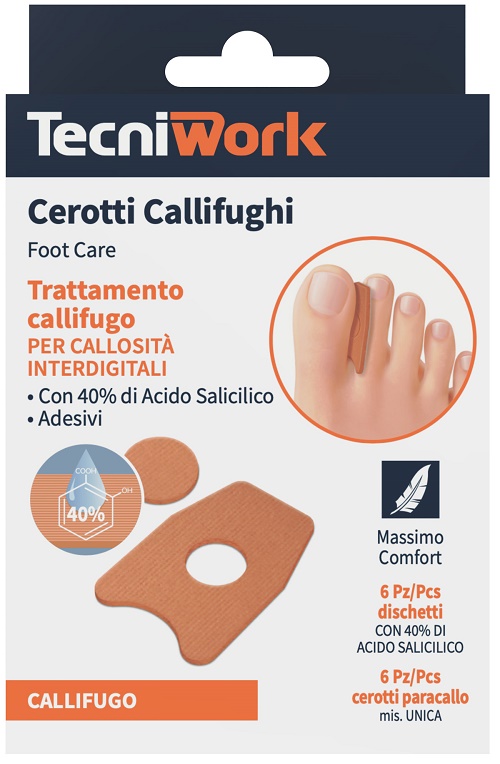 CEROTTO CALLIFUGO INTERDIGITALE 6 PEZZI + 6 DISCHETTI - Farmacia Murachelli Di Putelli dr. Giovanni