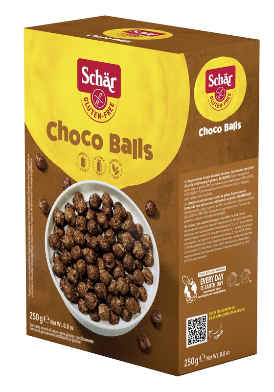 SCHAR CHOCO BALLS CEREALI SENZA LATTOSIO 250 G - Farmacia Murachelli Di Putelli dr. Giovanni