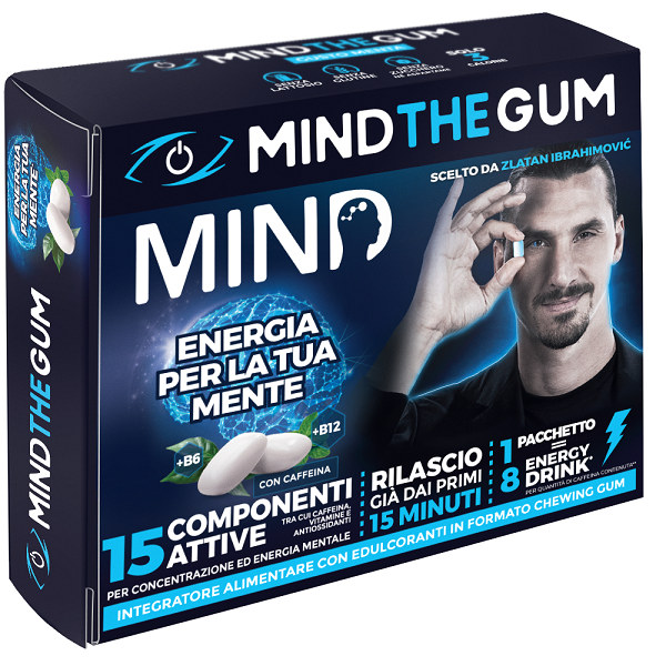 MIND THE GUM MIND 18 GOMME SENZA ZUCCHERO - Farmacia Murachelli Di Putelli dr. Giovanni