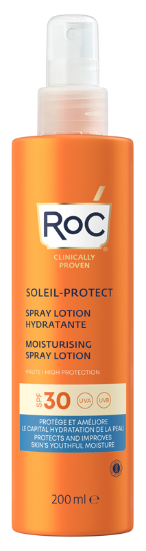 ROC LOZIONE SPRAY SOLARE CORPO SPF 30 IDRATANTE 200 ML - Farmacia Murachelli Di Putelli dr. Giovanni
