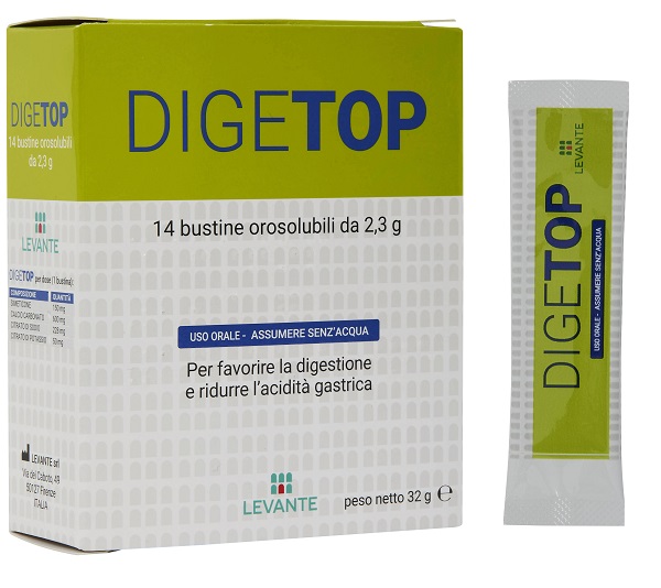 DIGETOP 14 BUSTINE OROSOLUBILI 2,3 G - Farmacia Murachelli Di Putelli dr. Giovanni