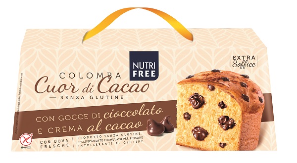 NUTRIFREE COLOMBA CUOR CACAO CON GOCCE DI CIOCCOLATO E CREMA AL CACAO 400 G - Farmacia Murachelli Di Putelli dr. Giovanni