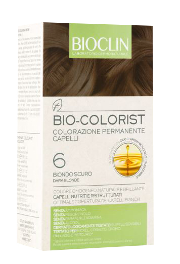 BIOCLIN BIO COLOR FAST&PERFECTION 6,0 BIONDO SCURO CREMA COLORANTE 60 ML + RIVELATORE IN CREMA 60 ML + BIO COLOR SHAMPOO 10 ML + BIO COLOR MASCHERA 10 ML - Farmacia Murachelli Di Putelli dr. Giovanni