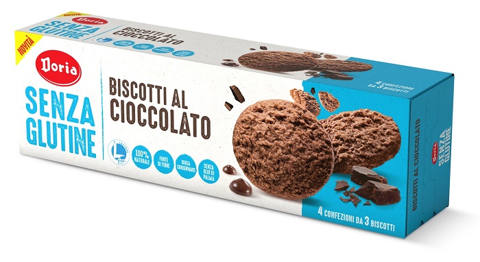 DORIA BISCOTTI CIOCCOLATO 4X37,5 G - Farmacia Murachelli Di Putelli dr. Giovanni
