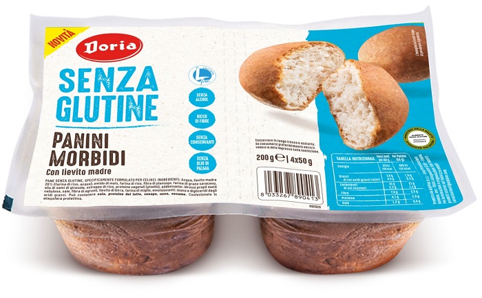 DORIA PANINI MORBIDI 4 PEZZI DA 50 G - Farmacia Murachelli Di Putelli dr. Giovanni