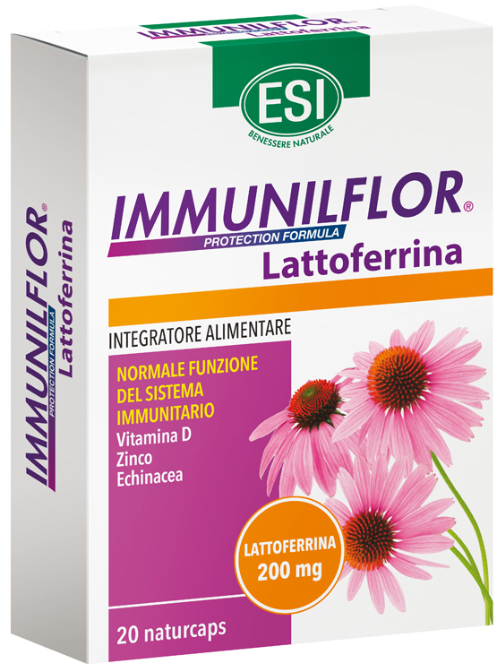 ESI IMMUNILFLOR LATTOFERRINA 20 NATURCAPS - Farmacia Murachelli Di Putelli dr. Giovanni