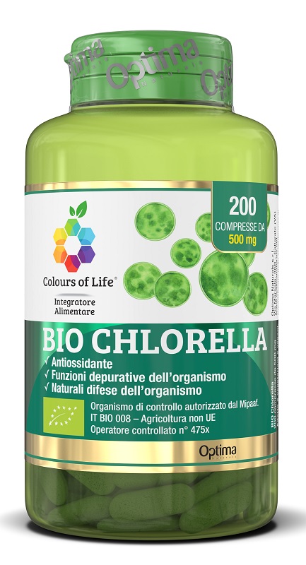 COLOURS OF LIFE BIO CHLORELLA 200 COMPRESSE COLOURS OF LIFE - Farmacia Murachelli Di Putelli dr. Giovanni