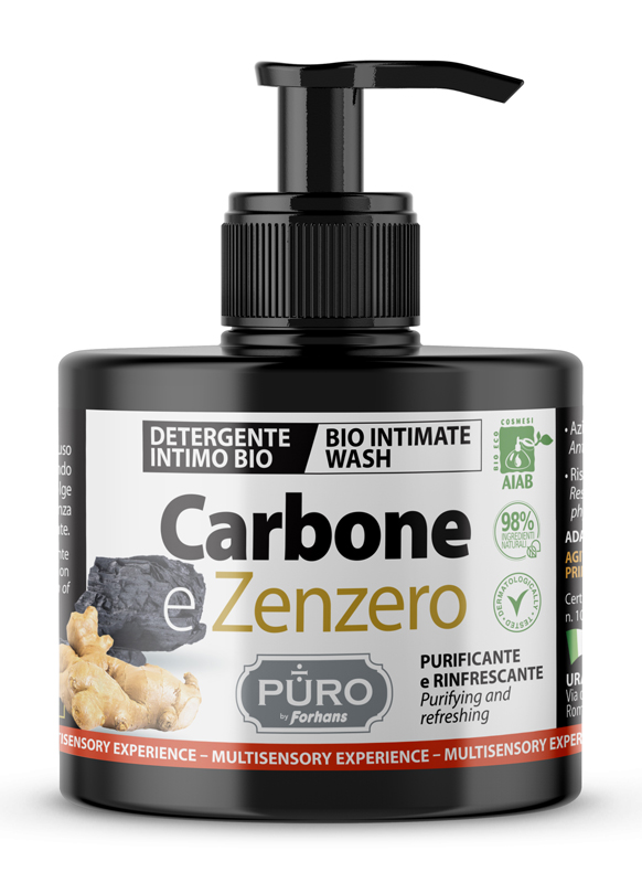 FORHANS PURO DETERGENTE INTIMO CARBONE & ZENZERO 250 ML - Farmacia Murachelli Di Putelli dr. Giovanni
