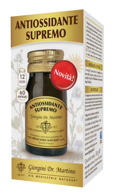 ANTIOSSIDANTE SUPREMO 60 PASTIGLIE - Farmacia Murachelli Di Putelli dr. Giovanni