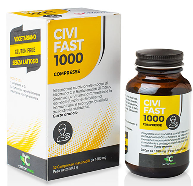 CEMONMED CIVIFAST 1000 30 COMPRESSE MASTICABILI - Farmacia Murachelli Di Putelli dr. Giovanni