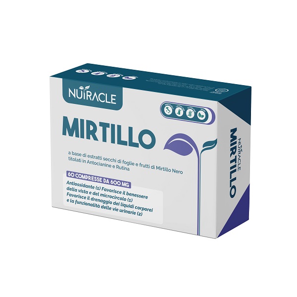 NUTRACLE MIRTILLO 60 COMPRESSE DA 600 MG - Farmacia Murachelli Di Putelli dr. Giovanni