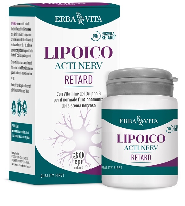 LIPOICO ACTI NERV RETARD 30 COMPRESSE - Farmacia Murachelli Di Putelli dr. Giovanni