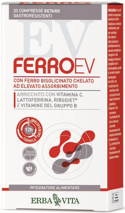 FERRO EV RETARD 30 COMPRESSE GASTRORESISTENTI - Farmacia Murachelli Di Putelli dr. Giovanni