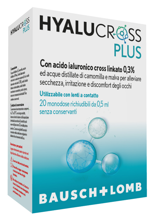 HYALUCROSS PLUS 20 FLACONCINI MONODOSE DA 0,5 ML - Farmacia Murachelli Di Putelli dr. Giovanni