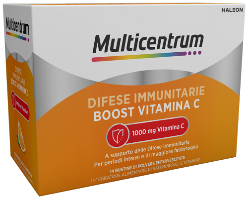 MULTICENTRUM DIFESE IMMUNITARIE BOOST VITAMINA C 14 BUSTINE - Farmacia Murachelli Di Putelli dr. Giovanni