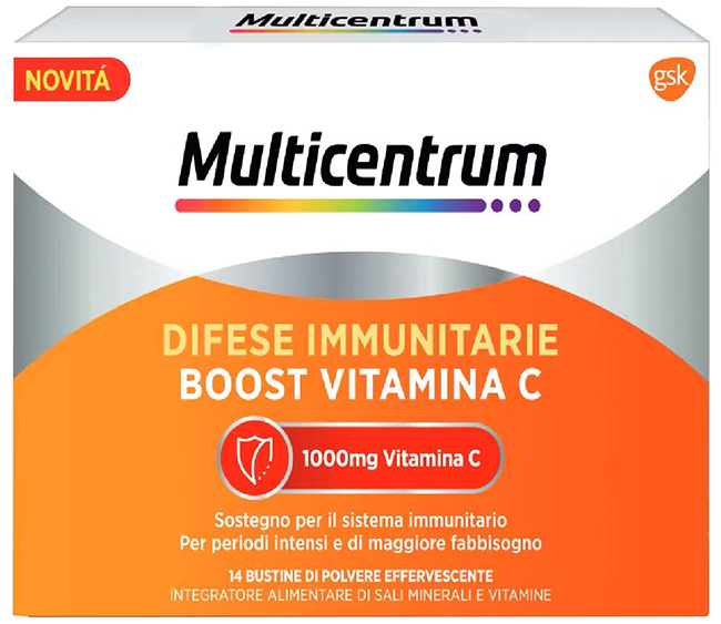 MULTICENTRUM DIFESE IMMUNITARIE BOOST VITAMINA C 28 BUSTINE - Farmacia Murachelli Di Putelli dr. Giovanni