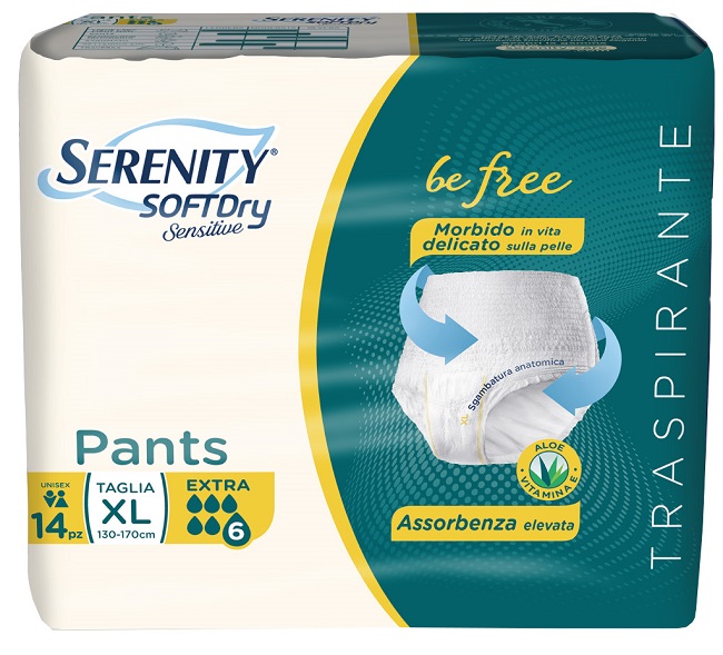 SERENITY PANTS SD SENSITIVE EXTRA XL 14 PEZZI - Farmacia Murachelli Di Putelli dr. Giovanni