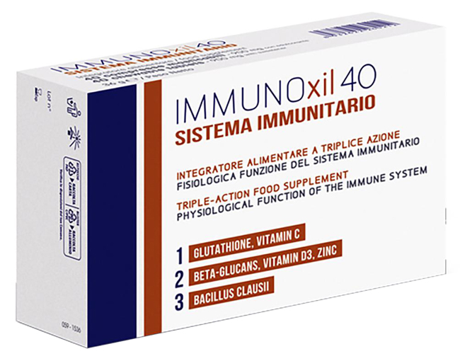 IMMUNOXIL 40 SISTEMA IMMUNITARIO 40 COMPRESSE MASTICABILI - Farmacia Murachelli Di Putelli dr. Giovanni