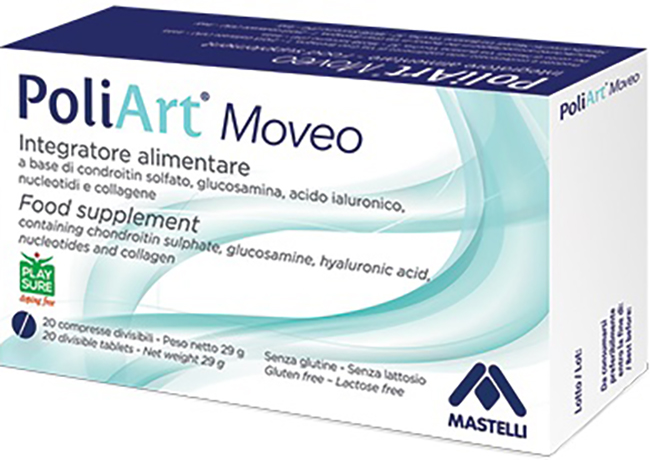 POLIART MOVEO 20 COMPRESSE DIVISIBILI NON RIVESTITE - Farmacia Murachelli Di Putelli dr. Giovanni