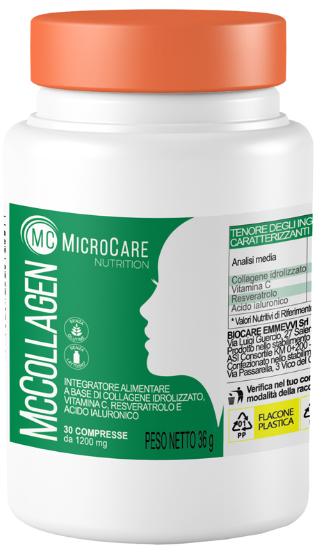 MICROCARE NUTRITION MC COLLAGEN 30 COMPRESSE DA 1200 MG - Farmacia Murachelli Di Putelli dr. Giovanni