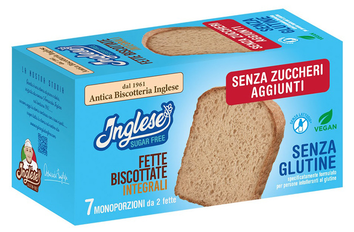 INGLESE FETTE BISCOTTI INTEGRALI SENZA ZUCCHERI AGGIUNTI PROMO 200 G - Farmacia Murachelli Di Putelli dr. Giovanni