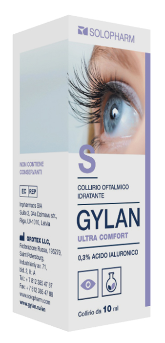 GYLAN ULTRA COMFORT GOCCE OFTALMICHE 10 ML - Farmacia Murachelli Di Putelli dr. Giovanni