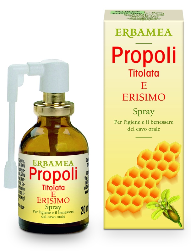PROPOLI ERISIMO TITOLATA SPRAY 20 ML - Farmacia Murachelli Di Putelli dr. Giovanni