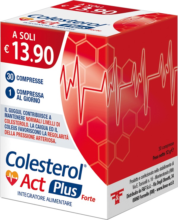 COLESTEROL ACT PLUS FORTE 30 COMPRESSE - Farmacia Murachelli Di Putelli dr. Giovanni