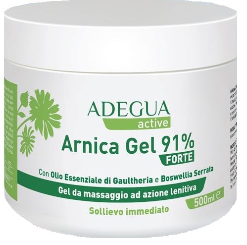 ADEGUA ARNICA PLUS 91% GEL EXTRA FORTE 500 ML - Farmacia Murachelli Di Putelli dr. Giovanni