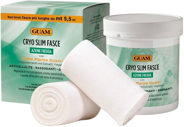 GUAM CRYO SLIM FASCE ANTICELLULITE RASSODANTI DRENANTI 2 PEZZI - Farmacia Murachelli Di Putelli dr. Giovanni