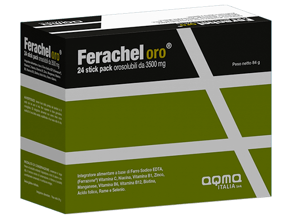FERACHEL ORO 24 STICK OROSOLUBILI - Farmacia Murachelli Di Putelli dr. Giovanni