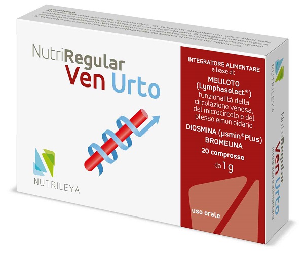 NUTRIREGULAR VEN URTO 20 COMPRESSE - Farmacia Murachelli Di Putelli dr. Giovanni