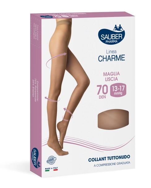 SAUBER CHARME COLLANT 70 DENARI TUTTONUDO ML NERO 2 - Farmacia Murachelli Di Putelli dr. Giovanni