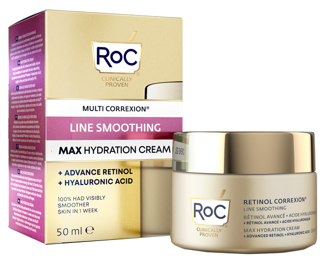 ROC RETINOL CORREXION LINE SMOOTHING CREMA VISO 50 ML - Farmacia Murachelli Di Putelli dr. Giovanni