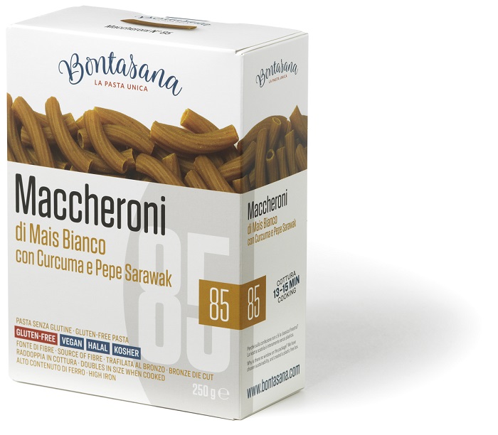 BONTASANA MACCHERONI MAIS BIANCO CURCUMA PEPE SARAWAK 250 G - Farmacia Murachelli Di Putelli dr. Giovanni