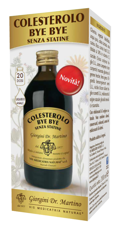 COLESTEROLO BYE BYE SENZA STATINE 200 ML - Farmacia Murachelli Di Putelli dr. Giovanni