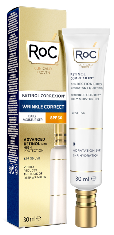 ROC RETINOL CORREXION WRINKLE CORRECT DAILY MOISTURISER SPF30 30 ML - Farmacia Murachelli Di Putelli dr. Giovanni