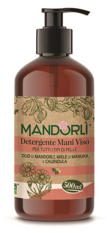MANDORLI DETERGENTE MANI VISO PER TUTTI I TIPI DI PELLE 500 ML - Farmacia Murachelli Di Putelli dr. Giovanni