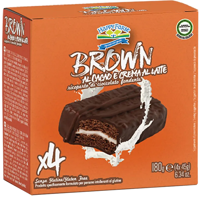 HAPPY FARM BROWN 4 PEZZI DA 45 G - Farmacia Murachelli Di Putelli dr. Giovanni