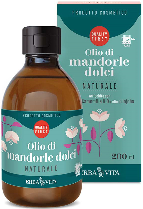 OLIO DI MANDORLE DOLCI NATURALE 200 ML - Farmacia Murachelli Di Putelli dr. Giovanni