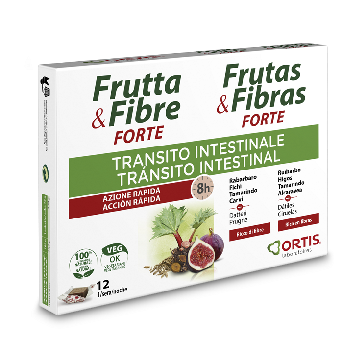 FRUTTA & FIBRE FORTE 12 CUBETTI - Farmacia Murachelli Di Putelli dr. Giovanni