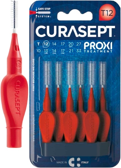CURASEPT PROXI T12 ROSSO/RED 6 PEZZI - Farmacia Murachelli Di Putelli dr. Giovanni